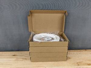 lot 375 image: 4 USB Cables - USB-A to Micro USB - Brand New