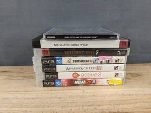 lot 66F image: 7 PlayStation Video Games 6 PS3 & 1 PS1 C