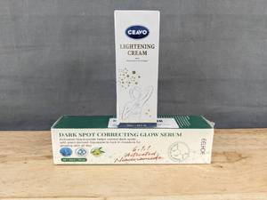 lot 561 image: Ceavo Lightening Cream & EELHOE Dark Spot Correcting Glow Serum - Brand New