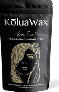 lot 126W image: Kolan Wax Bare Faced Hard Wax Beads for Brows & Face 1 lb - Brand New