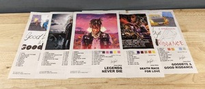 lot 77G image: 6 Juice Wrld Canvas Posters 8 x 12 - Brand New