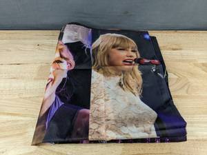 lot 124W image: Taylor Swift Flag 3 x 5 IndoorOutdoor and 4 Brass Grommets - Brand New