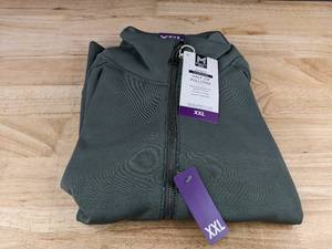 lot 626 image: Members Mark Womens Green Sandwash Half Zip Pullover XXL - Brand New