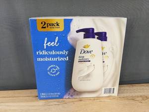 lot 70F image: Dove Deep Moisture Body Wash 2-Pack - Brand New