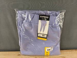 lot 101W image: Express Cargo Purple Joggers Size Medium, $78.00 Retail - Brand New