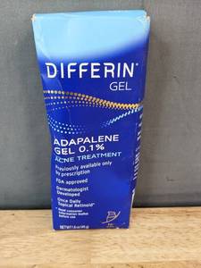 lot 686 image: Differin Gel Adapalene 0.1% Acne Treatment, 1.6 oz - Brand New