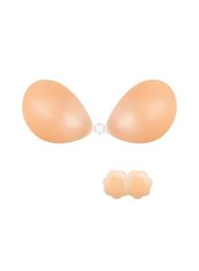 lot 109W image: NSOLEX Fabric Strapless Adhesive A Cup Bra - Brand New