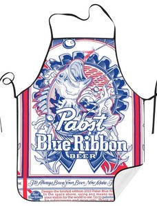 lot 40W image: Pabst Blue Ribbon Beer Apron - Brand New