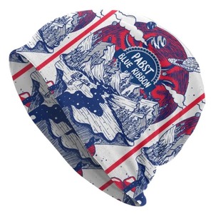 lot 30W image: Pabst Blue Ribbon Beer Beanie Hat - Brand New