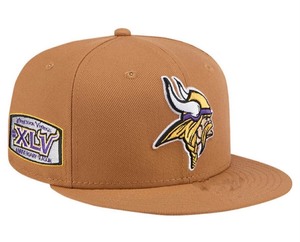 lot 65G image: Minnesota Vikings New Era NFL Embroidered Football Hat, OSFM - Brand New I