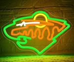 Minnesota Wild NHL Hockey LED Neon Style Sign - Brand New