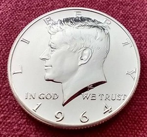 lot 3 image: 1964 Proof Kennedy Half Dollar