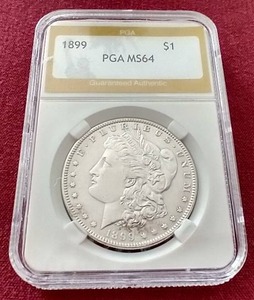 1899 Morgan Dollar - PGA MS64 - TOUGH Date