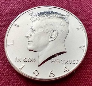 lot 29 image: 1964 Proof Kennedy Half Dollar