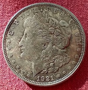 lot 59 image: 1921-D Morgan Dollar