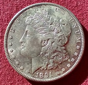 lot 63 image: 1891-S Morgan Dollar