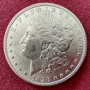 lot 88 image: Beautiful 1896 Morgan Dollar