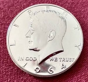 lot 103 image: 1964 Proof Kennedy Half Dollar
