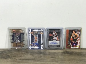 lot 202 image: Lot of 4 Collectible Basketball Trading Cards - see description for more info