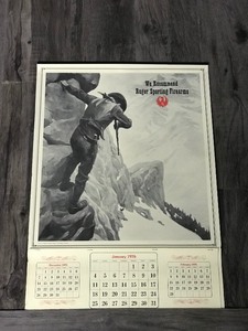 lot 241 image: 1975-76  We Recommend Ruger Sporting Firearms Calendar