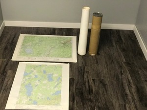 lot 243 image: Lot of 20 Vintage Minnesota Maps - Only 2 are Pictured