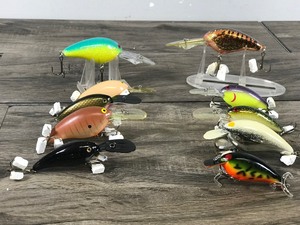 lot 257 image: Lot of 10 Norman Fishing Lures