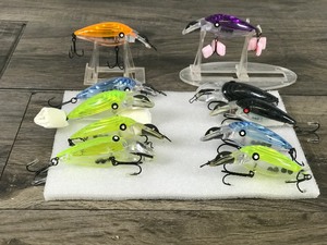 lot 267 image: Lot of 10 Rebel Blackstar Fishing Lures