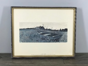 lot 287 image: Framed Picture of Teels Island - 1954 Collection of Mr. and Mrs. Robert Montgomery