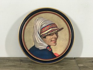 lot 296 image: 1920s Framed Lithograph Print Grinny by F. Winold Reis