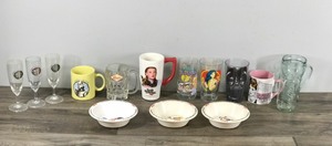 lot 341 image: Lot of Collectible Glasses  Mugs & More - see description for more info