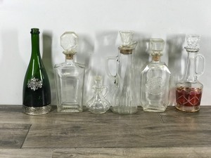 lot 350 image: Lot of Collectible Decanters and More