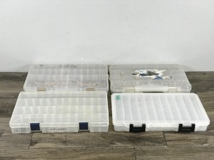 lot 366 image: 4 - Plastic Fishing Tackle Boxes