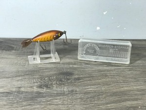 lot 377 image: Collectible Whopper Stopper Fishing Lure in Plastic Case