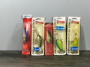 lot 379 image: Lot of 5 Norman Fishing Lures in Original Packages