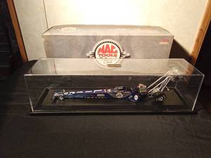lot 54 image: 1988 Mac tools collectors club Larry Dixon die cast Miller lite Harley Davidson to fuel Dragster 1 of 5,000
