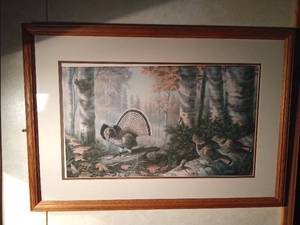 lot 70 image: Signednumbered Turkey print by M. Pettis 302 of 980