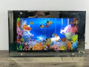 lot 183 image: Fake Fish Moving Lamp with Mirror on the Side