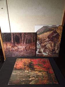 lot 126 image: 2 - 1983 impact images Eldorado Hills, CA photographer John Wagner and Deer  print photographed by Denver Bryan