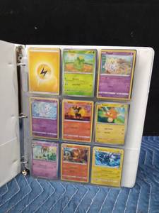 lot 112 image: Binder of 90 Pokemon trading cards