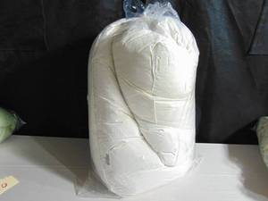 lot 58 image: Standard 2 Pack Firm White Duck Feather & Down Bed Pillow  BOKSER HOME