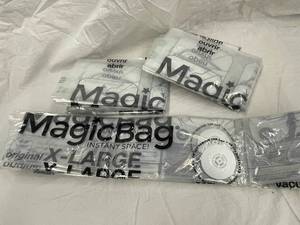 lot 33 image: MagicBag Original X-Large Vacuum Storage Bags - Instant Space for Clothing & Linens (Lot of 3)