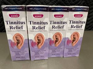 lot 58 image: xxnic Tinnitus Relief - Healthy Hearing Support System 60 ml  2 fl oz (Lot of 4)
