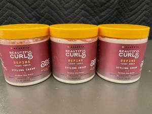 lot 178 image: Alaffia Beautiful Curls Define Tight Curls Styling Cream 8 oz - Lot of 3