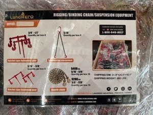 Landhonor Rigging/Binding Chain/Suspension Equipment