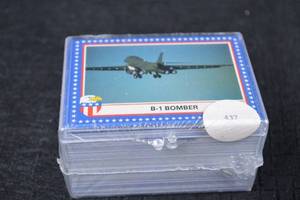 lot 126 image: B-1 Bomber Trading Card in Display Case - Military Aircraft Collectible