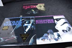 lot 133 image: Star Wars Original Trilogy Posters - Empire Strikes Back, Star Wars, Return of the Jedi