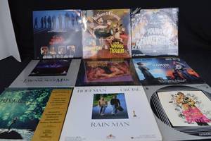 lot 134 image: LaserDisc Lot of 9 Titles - Rain Man, The Return of the Pink Panther, A River Runs Through It, Wallace & Gromit, The Lawnmower Man, Time Machine, Young Frankenstein, The Wild Bunch, Grand Day OutWrong Trousers