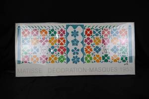 lot 73 image: Matisse Dcoration-Masques 1953 Framed Print