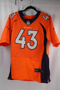 lot 101 image: Denver Broncos Ward 43 Nike On Field NFL Jersey - Orange