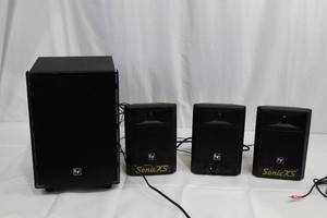 lot 104 image: Electro-Voice Sonic XS Subwoofer  3 Satellite Speakers - Lot of 4